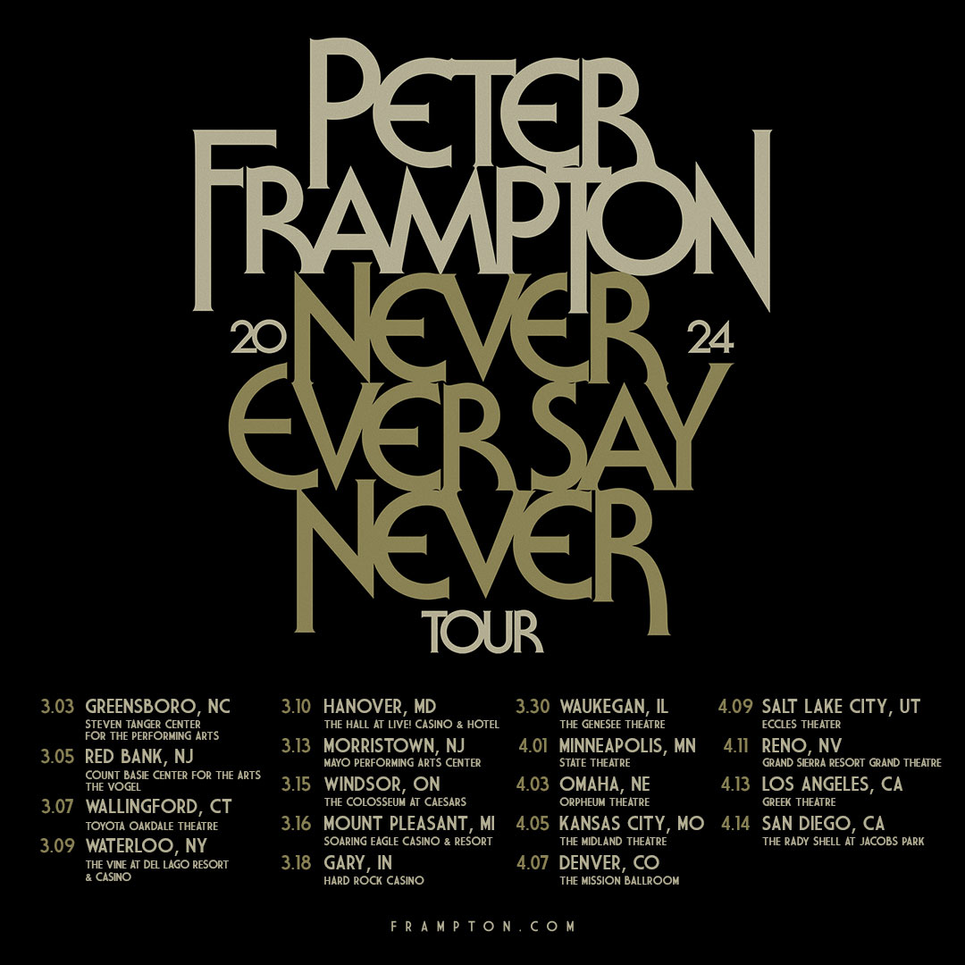 peter frampton tour support act