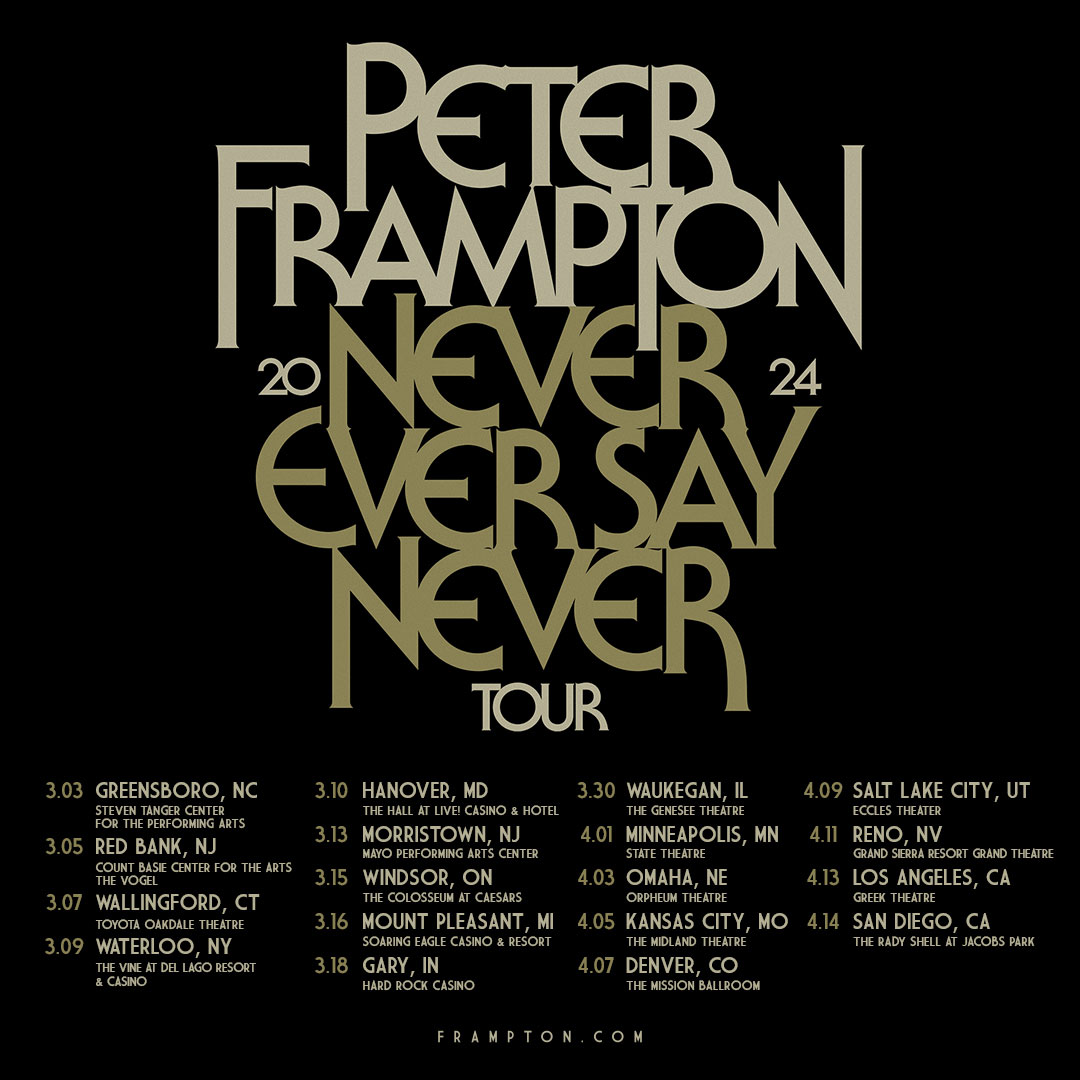 who did peter frampton tour with